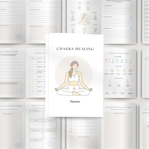 Chakra Healing Workbook Chakras Journal Crystal Healing Spiritual