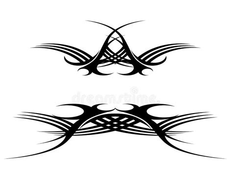 Grunge tattoo stock vector. Illustration of curve, decoration - 4858013