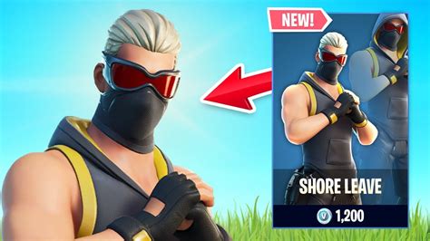 New Shore Leave Skin Gameplay In Fortnite Youtube