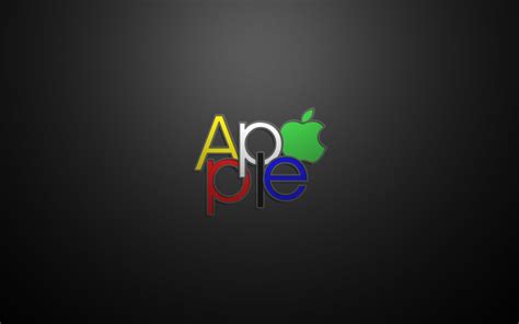 Apple Text Logo wallpaper | brands and logos | Wallpaper Better