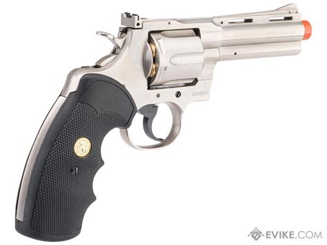 Cybergun Colt Licensed Python 357 Magnum Airsoft Revolver By King Arms Color Silver 4