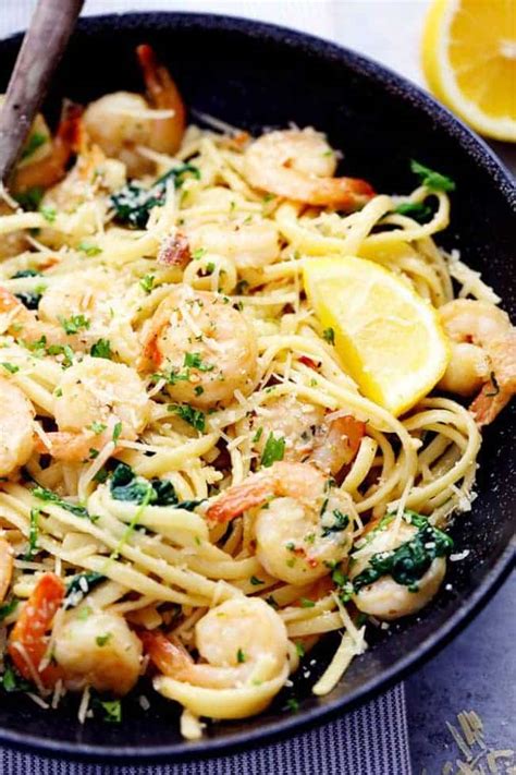 Lemon Garlic Parmesan Shrimp Pasta | The Recipe Critic