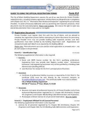 Fillable Online R Guide To Using The Official Registration Forms