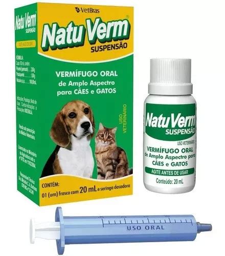 Remedio De Verme Para Cachorro E Gato Liquido Facil Aplicar