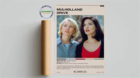 Mulholland Drive / Mulholland Drive Poster / Minimalist Movie Poster ...