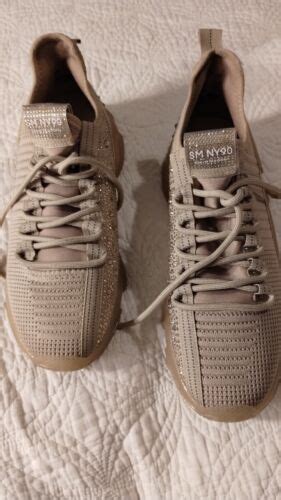 Steve Madden Sm Ny90 Womens Tennis Shoes Size 11m Sparkley Ebay