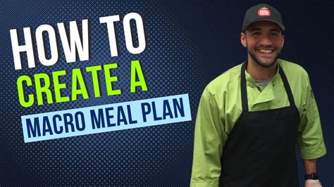 How To Make A Macro Meal Plan Beginners Guide Youtube