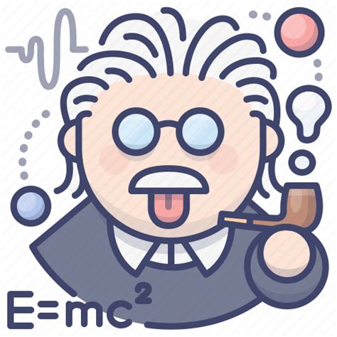 Albert, einstein, physics, professor icon