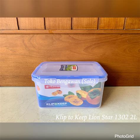 Jual Lion Star Klip To Keep Tempat Makan Ltr Tempat Penyimpanan