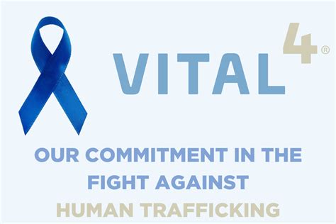 Vital4s Commitment In The Fight Against Human Trafficking Vital4