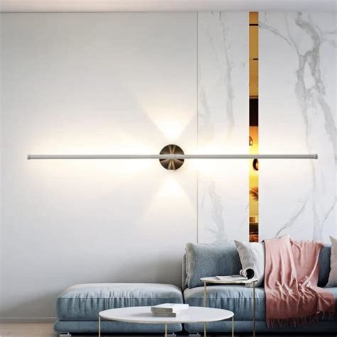 21W Led Up Down Applique Murale Dimmable Extérieur Intérieur Longue