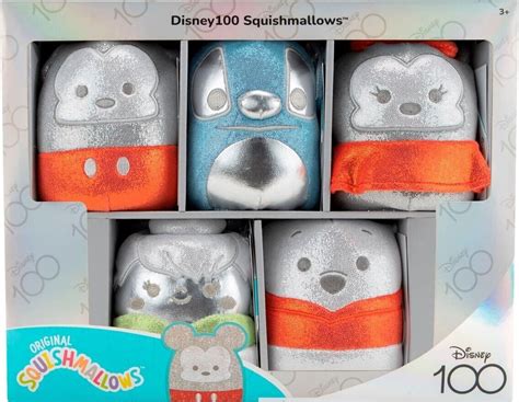 Squishmallows 5 Disney 100th Anniversary Limited Edition 5 Pack New Ebay