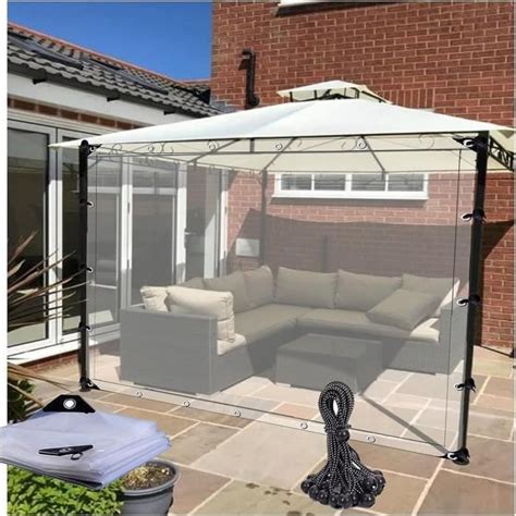 Rideaux D Ext Rieur En Plexiglas Rideaux De Gazebo Color Clear