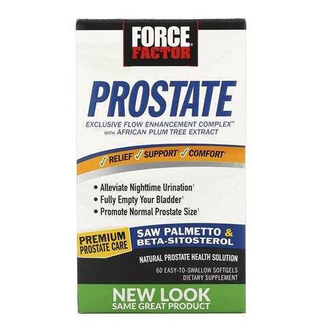 Force Factor Force Factor Prostate Natural Prostate Health Solution