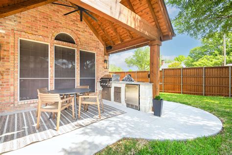 Outdoor Kitchen Installation in Plano, TX - Bobcat Custom Construction