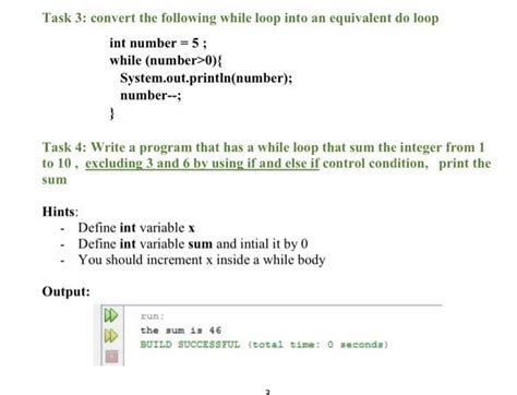 Solved Task 3 Convert The Following While Loop Into An Chegg