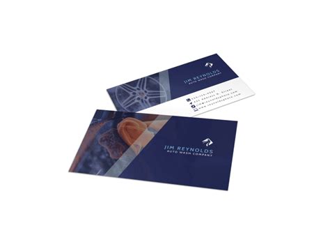 Blue Car Wash Business Card Template | MyCreativeShop