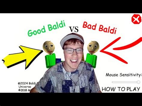 Baldi Basics Good Baldi Vs Bad Baldi In His Schoolhouse Edition Baldi