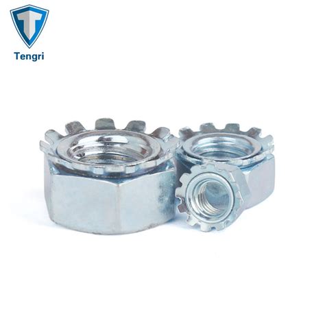 Zinc Plated Unc Kep Nuts K Nut Locknut Tooth Lock Washer Nut China