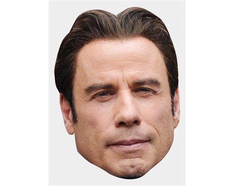 Cardboard Celebrity Masks Of John Travolta Lifesize Celebrity Cutouts