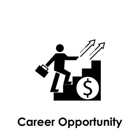 stairs, arrow, career opportunity vector icon illustration 23020441