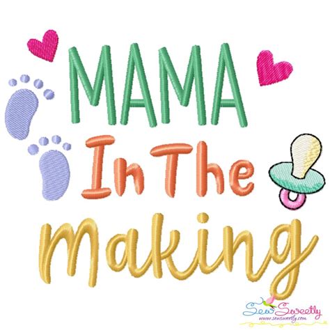 Baby Quotes Embroidery Design Pattern Bundle