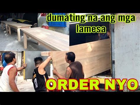 Vlog Dumating Na Ang Mga Lamesa At Bumili Na Kami Ng Mga Gamit