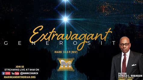 Extravagant Generosity Mark Niv Youtube