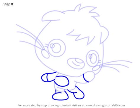 How To Draw Poppet From Moshi Monsters Moshi Monsters Step By Step