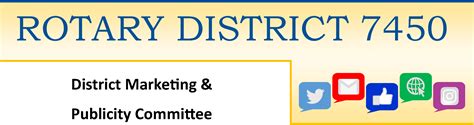 Public Image Committee - Rotary District 7450 