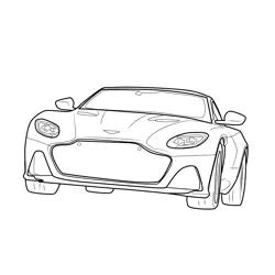 aston martin coloring book