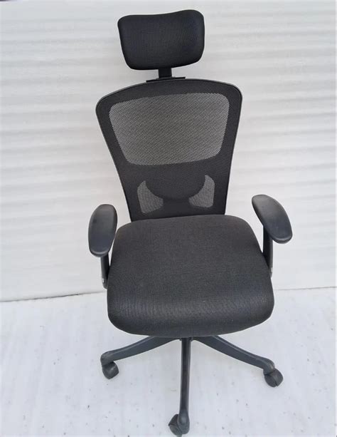 Feet High Back Office Revolving Chair Black At Rs In Kozhikode