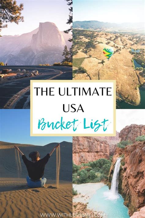 The Ultimate USA Bucket List In 2020 Travel Bucket List Usa Travel