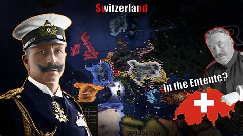 What If SWITZERLAND Joined The ENTENTE In WW1 HOI4 TIMELAPSE YouTube