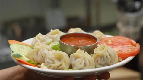 Veg. MoMo / Non Veg. MoMo - The Everest Hotel & Sekuwa