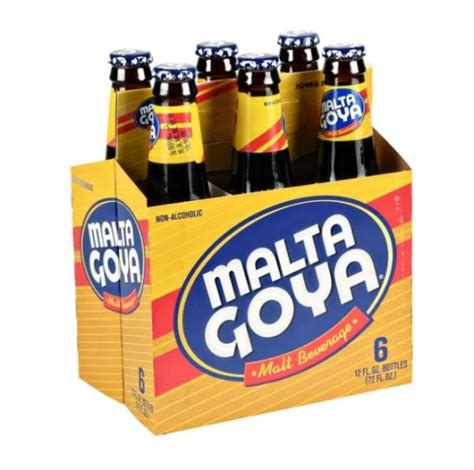 Goya Malta Malt Beverage 6 Pack 12 Oz