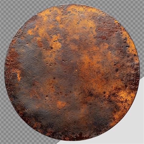 Premium Psd Rusty Metal Plate Png Isolated On Transparent Background