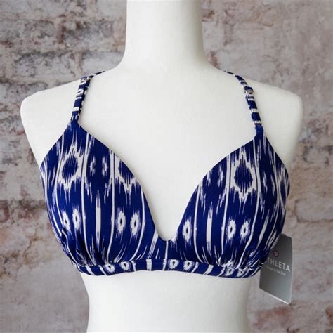 Athleta Swim Athleta Aqualuxe Ikat Bikini Top Poshmark