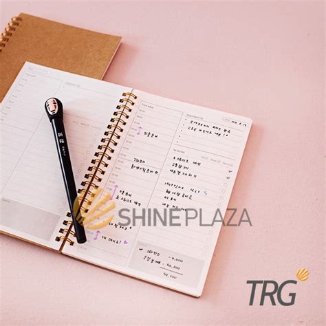 Jual Buku Tulis Catatan A5 TRG Kraft Cover Spiral Daily Planner