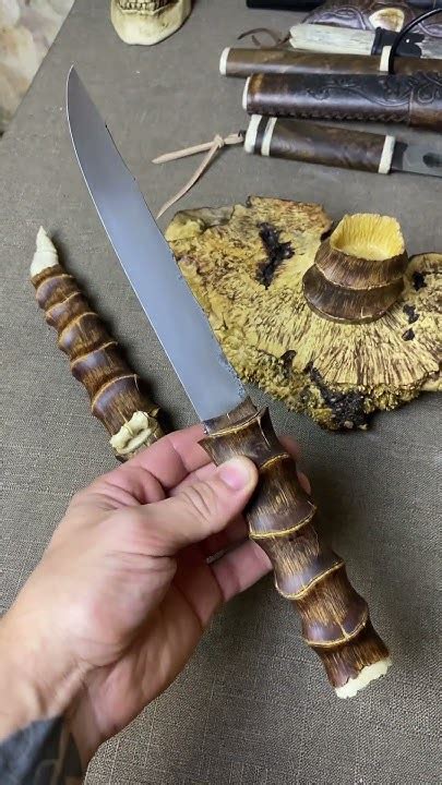 Нож - «Бамбук» #knifeclub #wood #blade #handmade #нож #ручная_работа ...