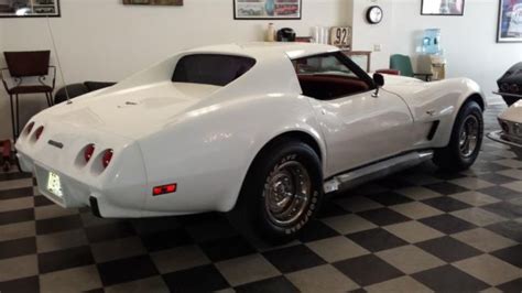 1977 Corvette Classic Whitered For Sale In Plainfield New Jersey