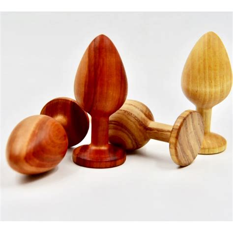 Oem Hand Made Wood Anal Plug Butt Insert Beads Wooden Sex Toys Adult