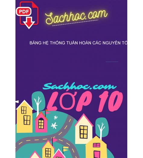 PDF Bảng Hệ Thống Tuần Hoàn Các Nguyên Tố Hóa Học