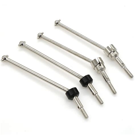 4Pcs Metal Front And Rear Universal Drive Shaft CVD For Wltoys 104001 1