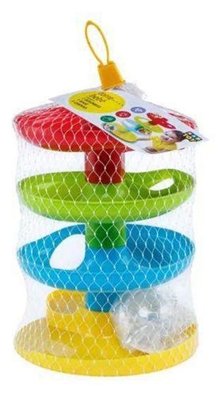 Brinquedo Infantil Torre Bebe Redinha 26cm Escorregador De Bolinhas