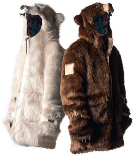 Bear Coat Bear Jacket Snowboard Jacket Ski And Snowboard We Bear