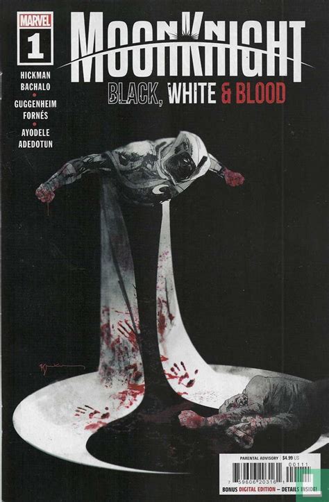 Moon Knight Black White Blood 1 1 A 2022 Moon Knight LastDodo