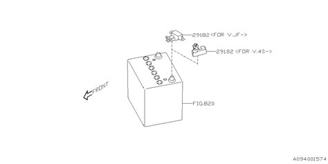 2024 Subaru Solterra Limited Battery Cable Terminal End. Sensor Battery ...