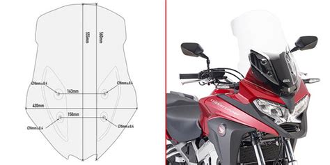 Cupolino Specifico Trasparente Honda Crossrunner 800 Givi D1157st