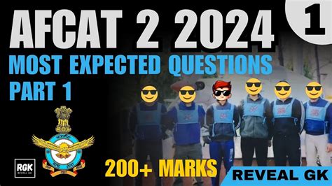 Most Expected Questions For AFCAT 2 2024 Part 1 Current Affairs